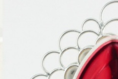 Ruffles and Lace $1,200 Carolyn Buss, Greenville, NC Sterling and Argentium Silver, Plastic Cup, 24kt Gold Leaf
