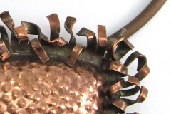 2015 - Trillium Fringe copper pendant